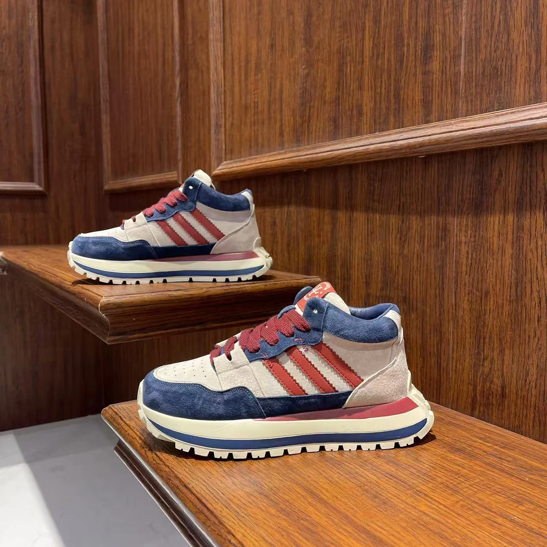 男鞋单棉同款男士开车专用鞋秋冬增高厚底阿甘男士舒适运动休闲鞋