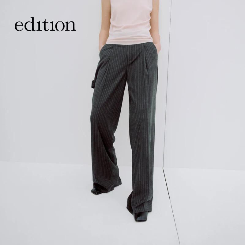 【新品首降】edition精英衣橱系列复古绵羊毛西裤#EBD3PAT029