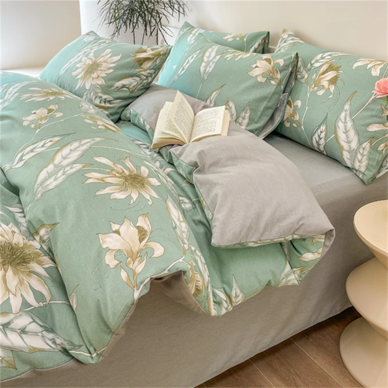 长绒棉全棉纯棉磨毛被套单件150x200x230男女单双人被罩单独被单