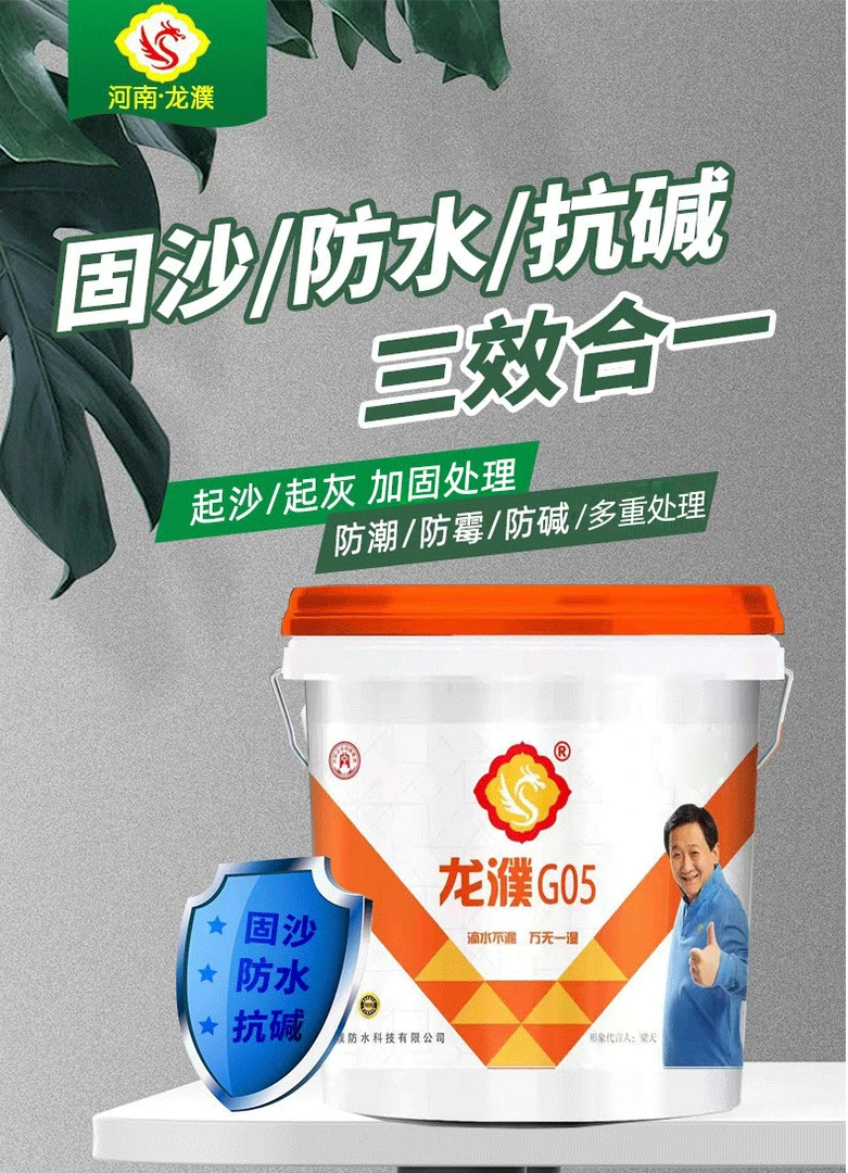 【1号】起沙 掉皮 返碱地面修补专用固沙剂5