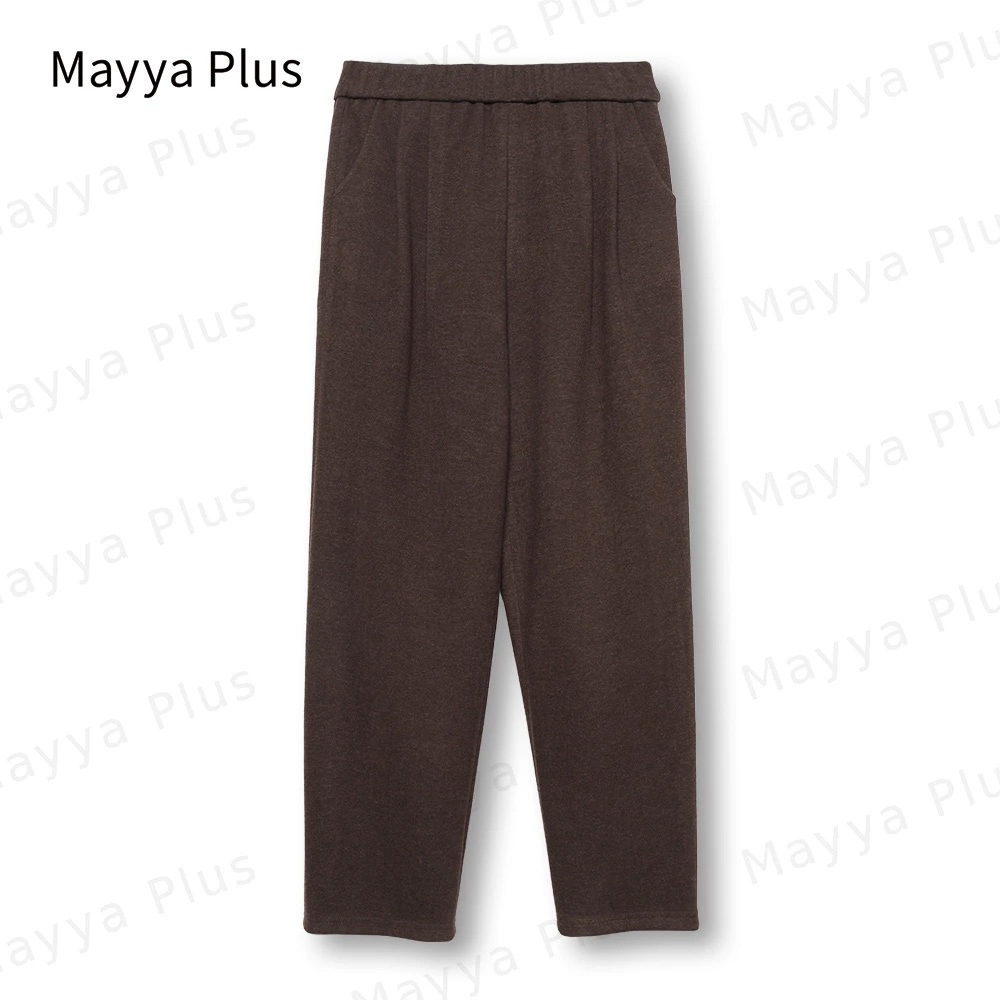 【牛奶裤】Mayya Plus原创时尚新品气质显瘦遮肉百搭休闲裤32346620