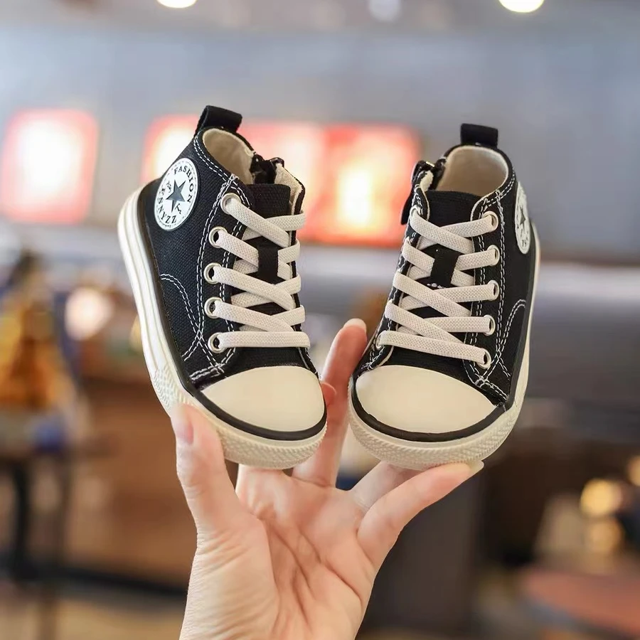 宝宝帆布鞋春秋款儿童鞋软底婴儿学步鞋男童小童鞋子女童布鞋潮