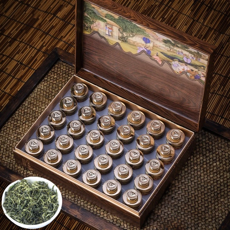 {专属}绿茶碧螺春豆香型茶叶高档礼盒装过节日送长辈礼品送礼
