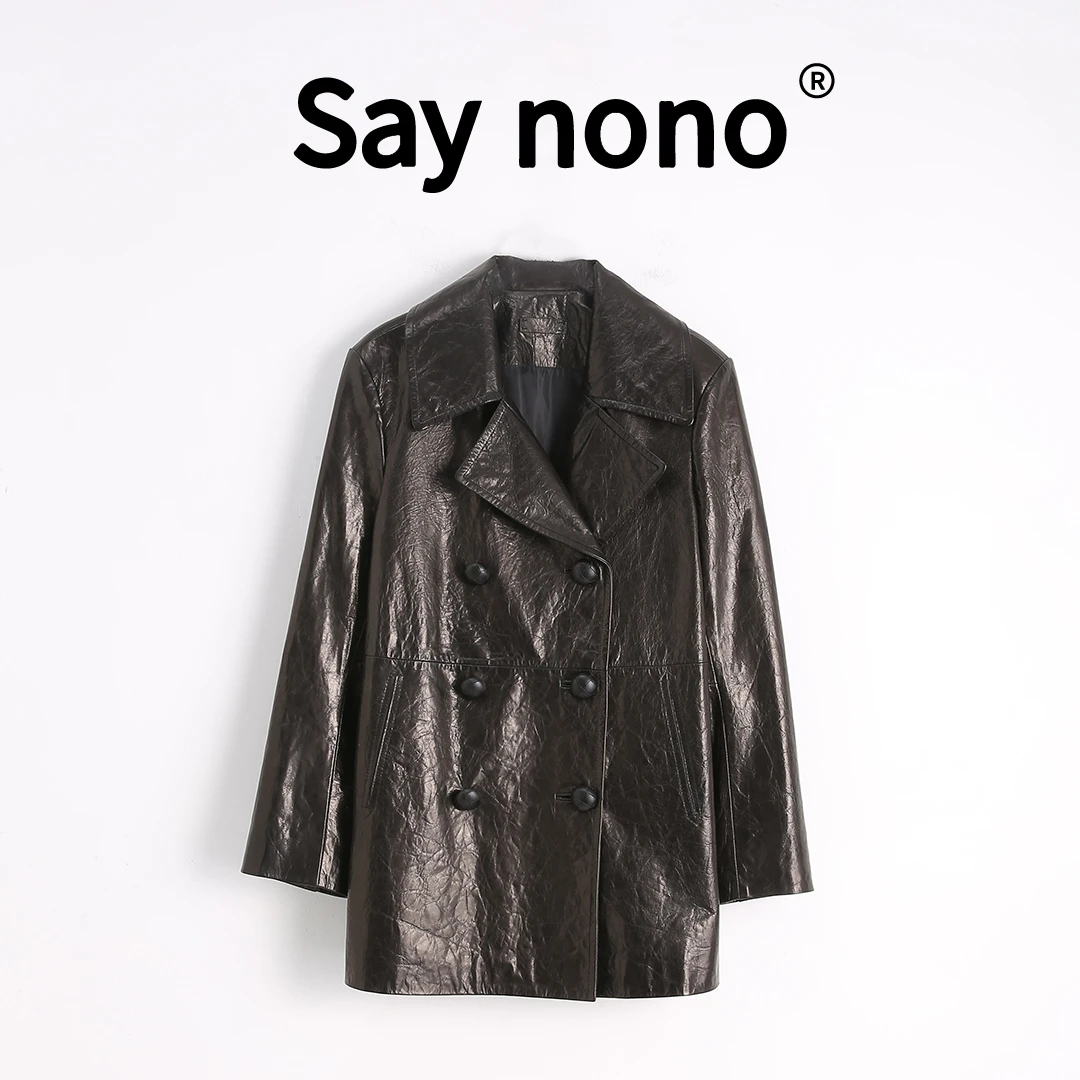 懒猫nono│Saynono 原始感＿升级版订制冰霸里衬羊皮外套 24113