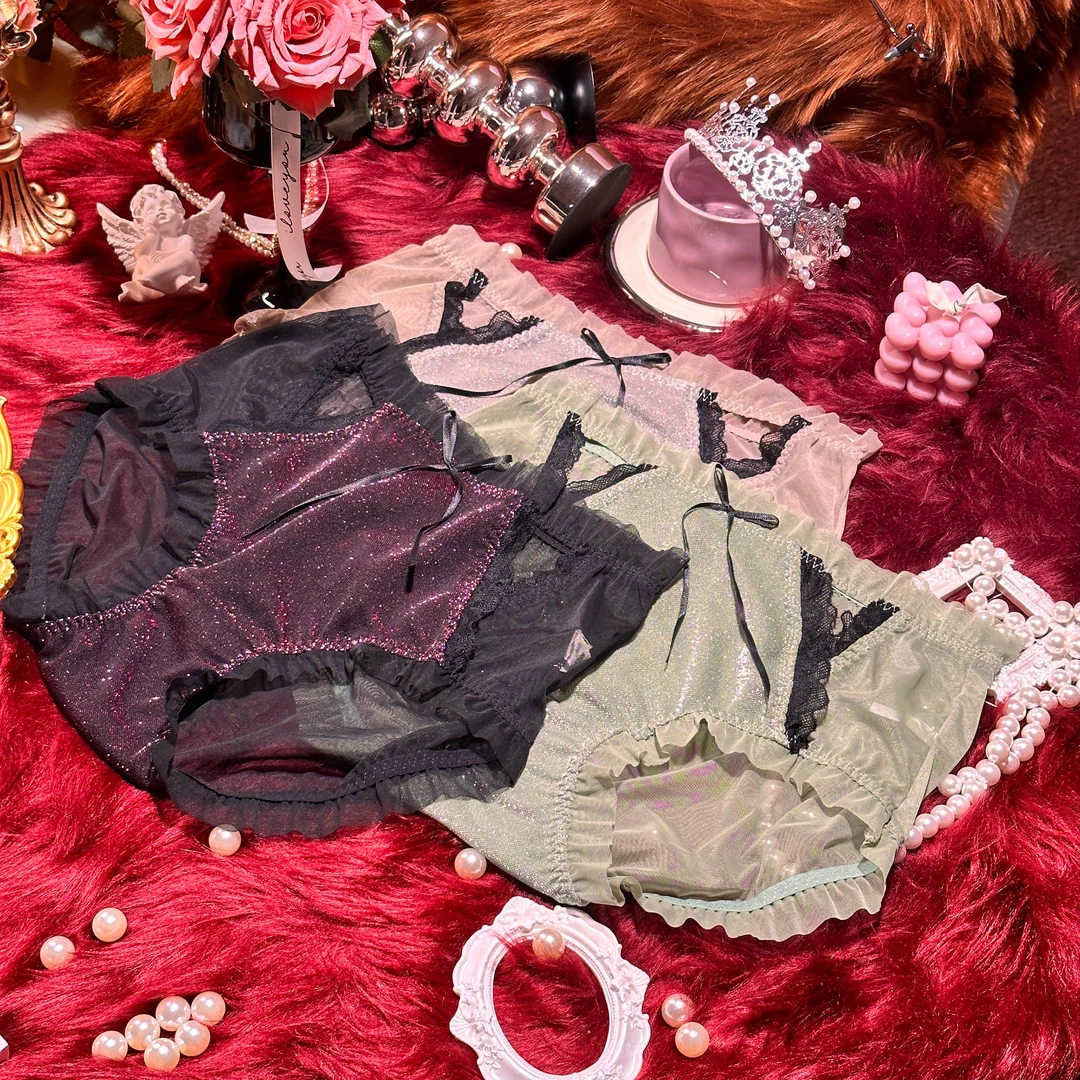 星光【130-220斤】女士时尚内裤高腰大码透气性感短裤 3条装 2169