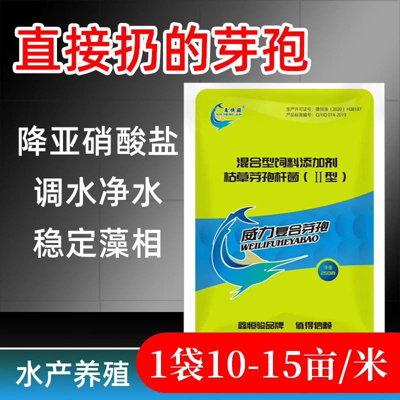 直接扔的枯草芽孢杆菌 水产养殖 调水净水使用方便适用多种水生物