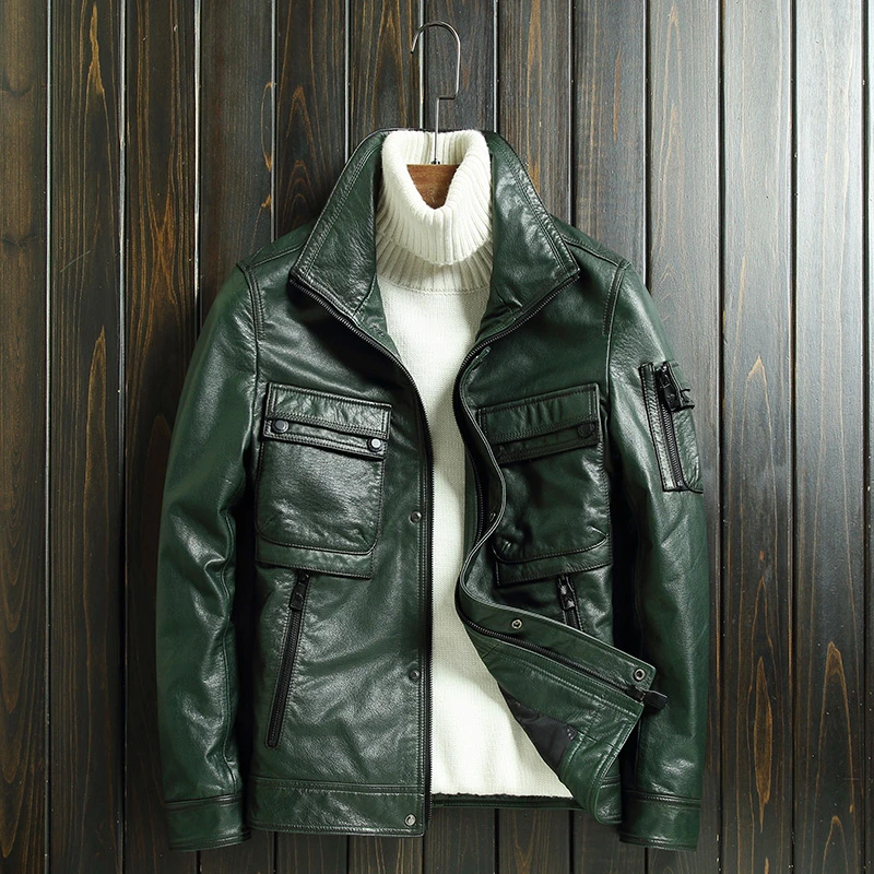 【阿文严选】海宁真皮皮衣男士外套