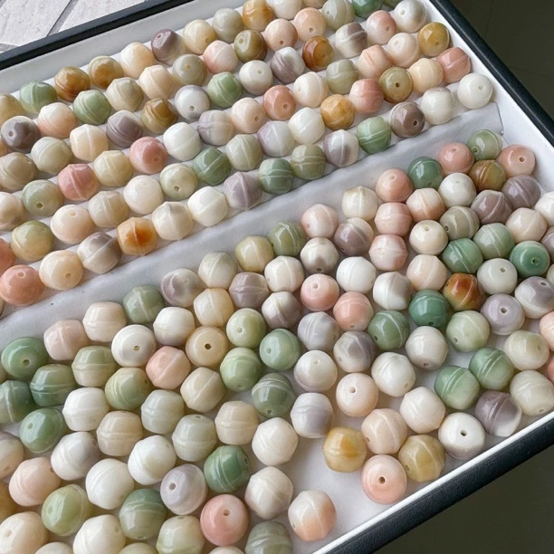 卡15mm 蜜罐 DIY天然菩提根手串散珠