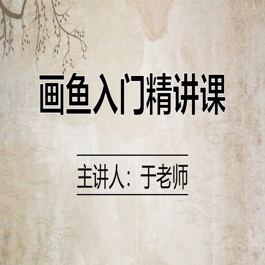 画鱼入门精讲课视频教程