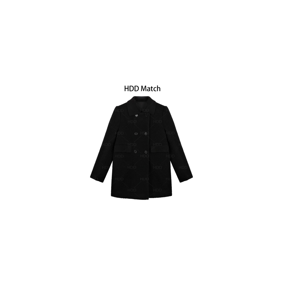 HDD Clothing "甄选单品"早春女款轻奢气质大衣外套 Y6883