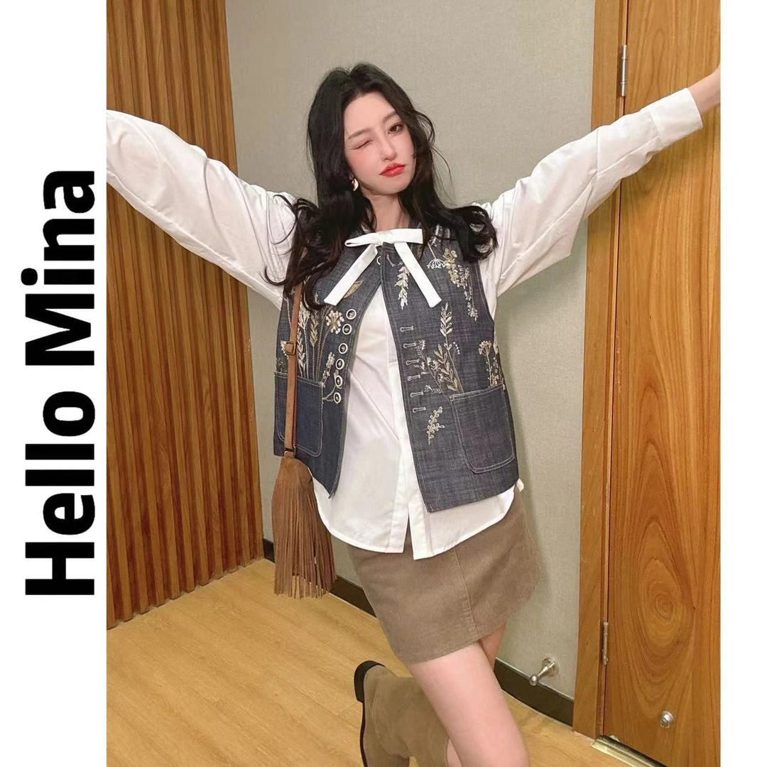 d23161设计感灯芯绒短裙