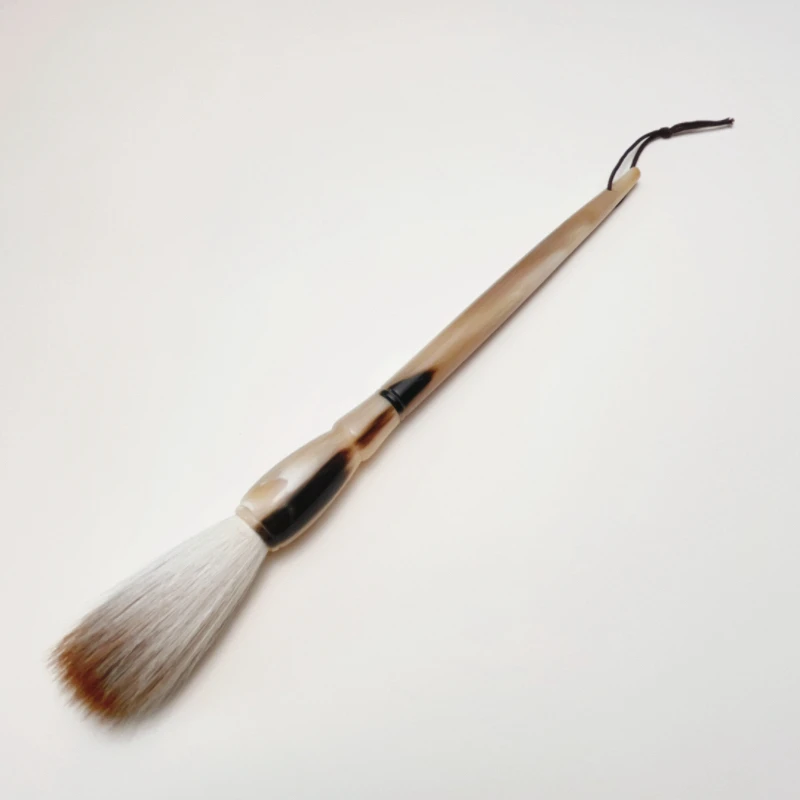 出锋5.0cm纯狼羊兼毫大楷 毛笔 牛角杆 楷书隶书行书篆书草书