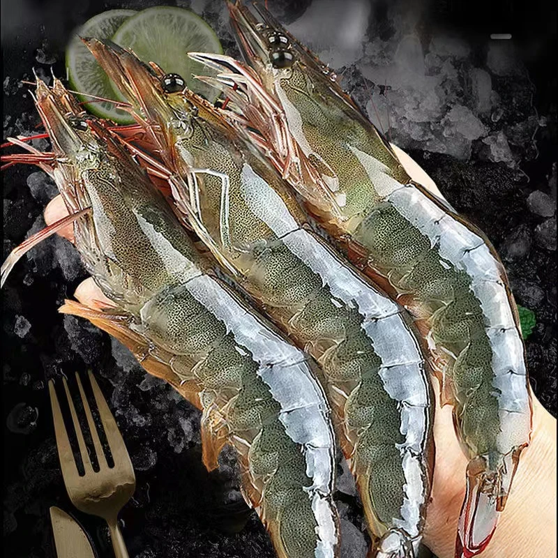 -老粉常回购3040规格海虾 青虾盐冻鲜虾冷冻虾子鲜冻海鲜到手1盒