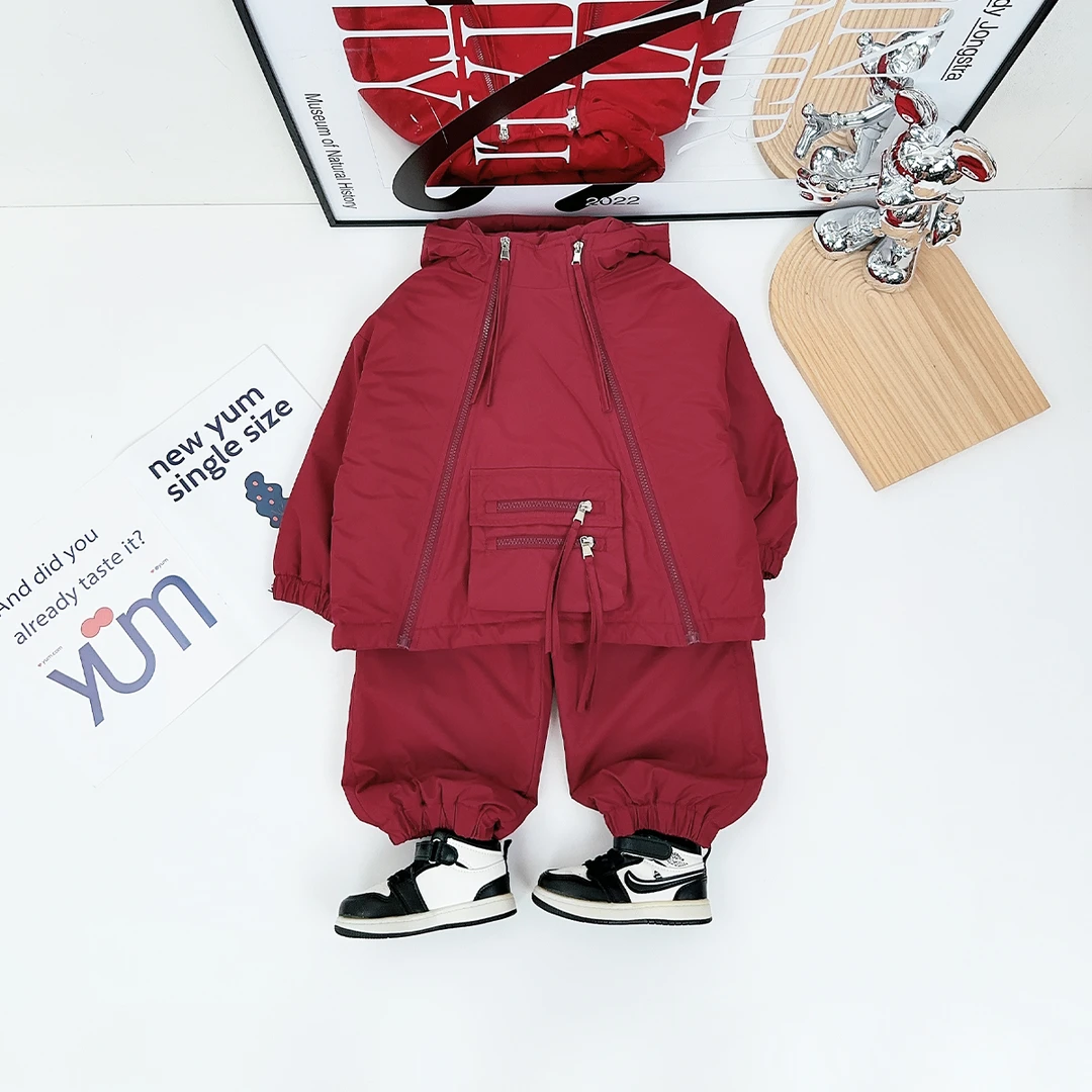 男童套装加厚2024新款秋冬儿童两件套 D-BQ241011H 悠悠童话童装