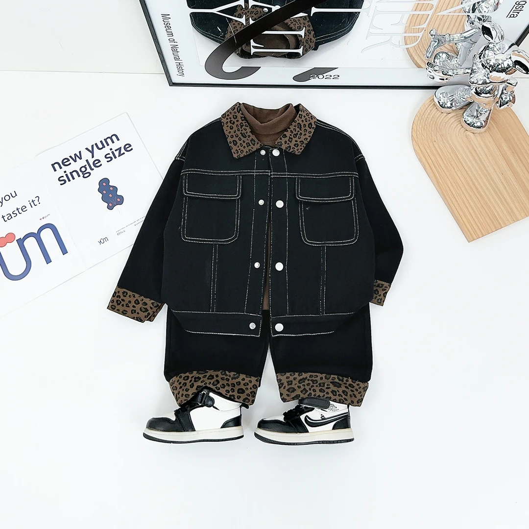 男童新套装加厚2024新款秋冬装儿童两件套 D-YC6933 悠悠童话童装