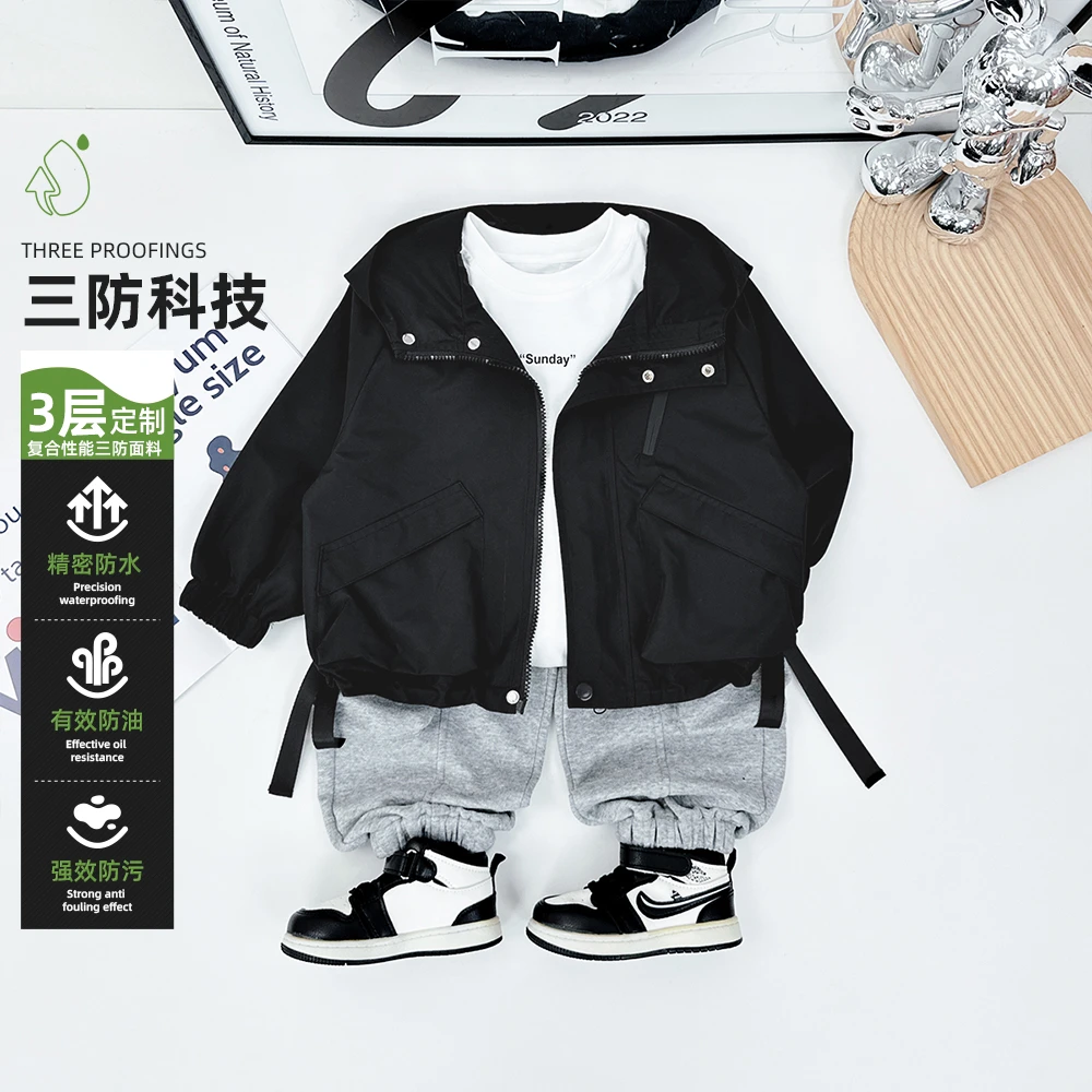 男童外套春秋款2024新款秋装儿童夹克潮 D-DM67026 悠悠童话童装