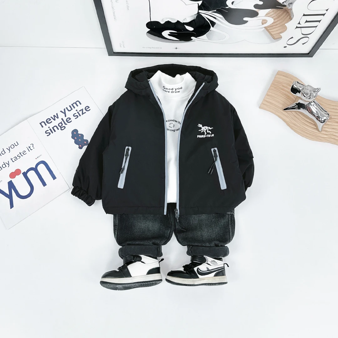 男童加厚外套秋冬款2024新秋冬装儿童 D-AC24188-1 悠悠童话童装