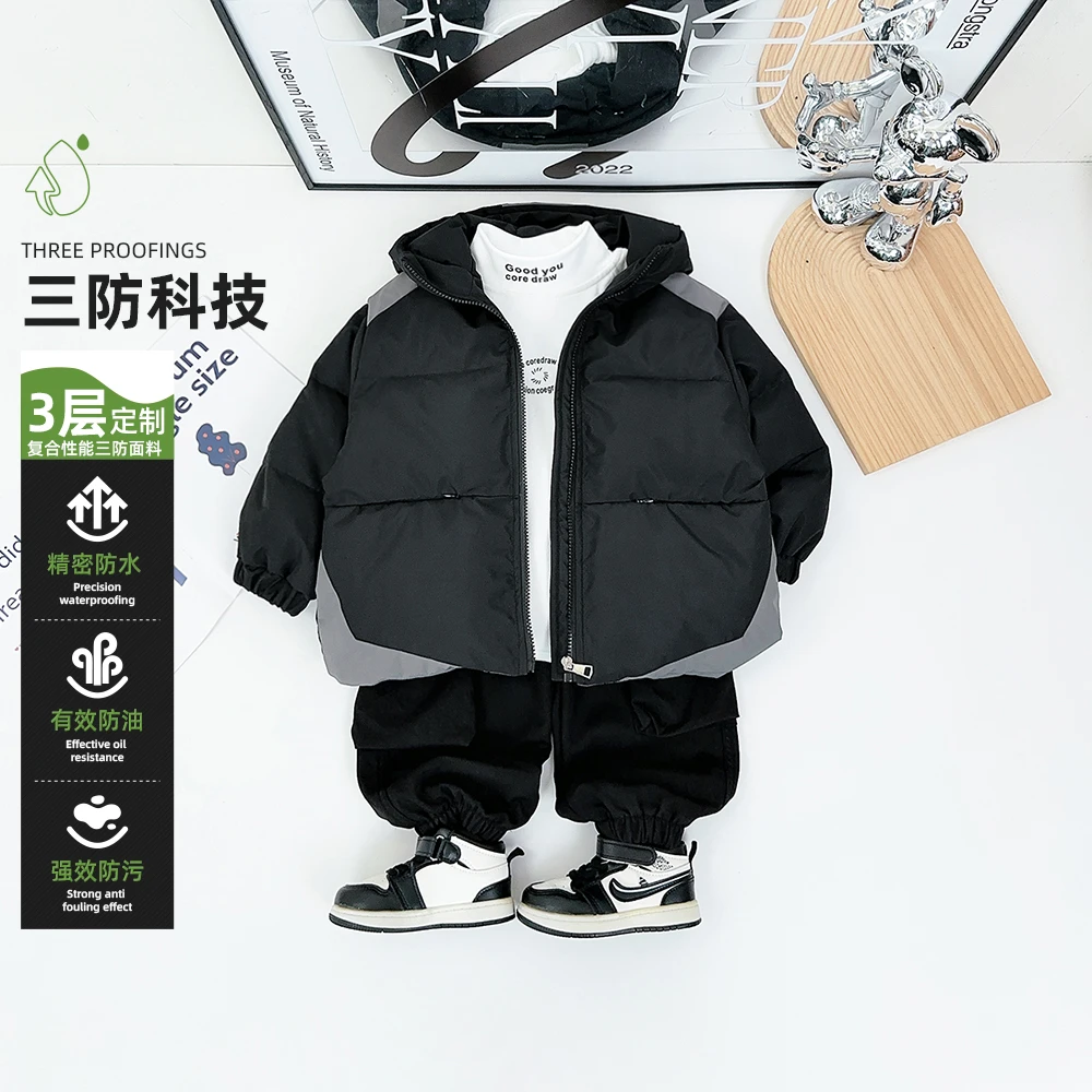 儿童棉服男童冬款加厚棉衣2024新款冬装 D-AC24216 悠悠童话童装