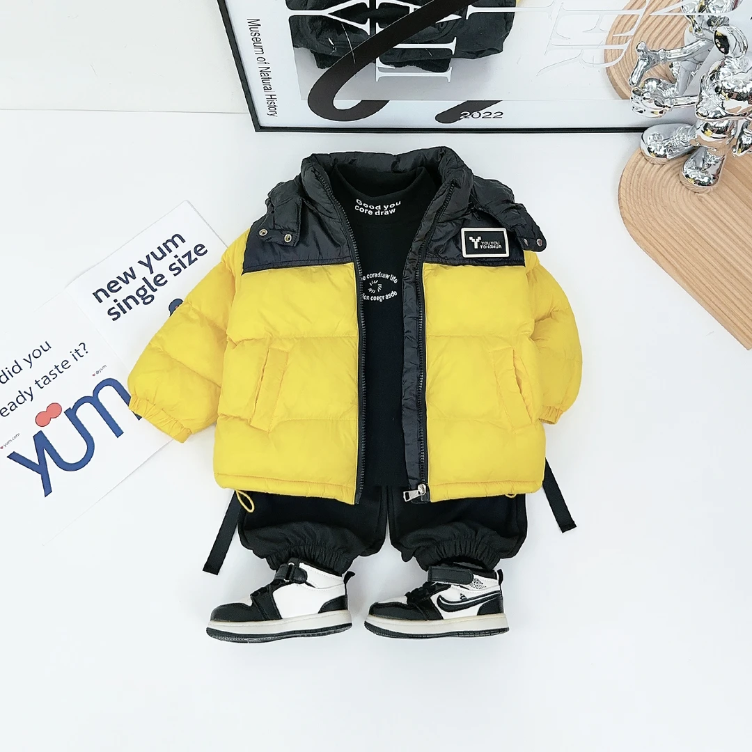 儿童冬棉服男童冬款加厚棉衣2024新款冬装 D-23961 悠悠童话童装