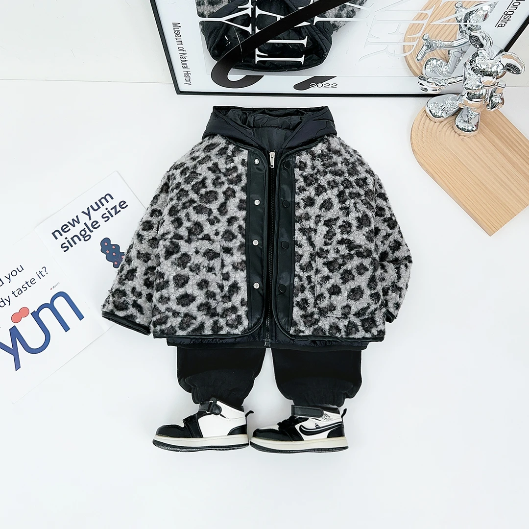 男童套装加厚2024新款秋冬上衣两件套 D-BQ241123N 悠悠童话童装