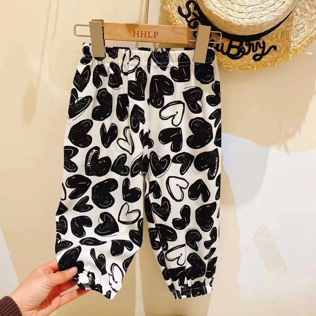 儿童夏季九分裤防蚊裤