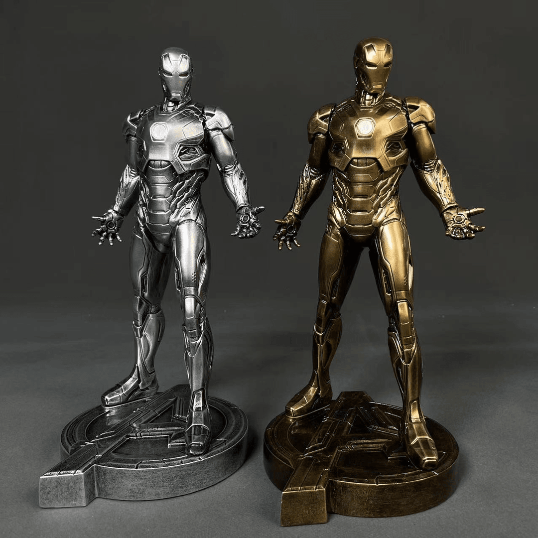 钢铁侠MK45铜色/银色手办模型摆件