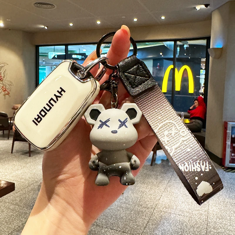 北京现代瑞纳汽车钥匙套悦动瑞奕索纳塔ix35朗动名图索纳塔包壳扣