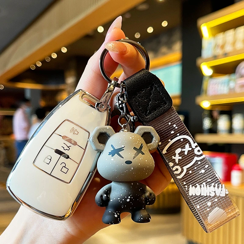 北汽绅宝D50汽车钥匙套D70北京eu5智行X55包X65壳U7扣EX5女专用