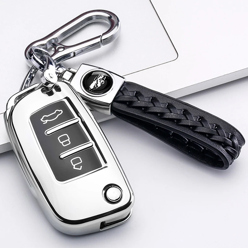 适用于吉利汽车折叠钥匙套远景x3金刚专用熊猫s1远景x1包扣保护壳