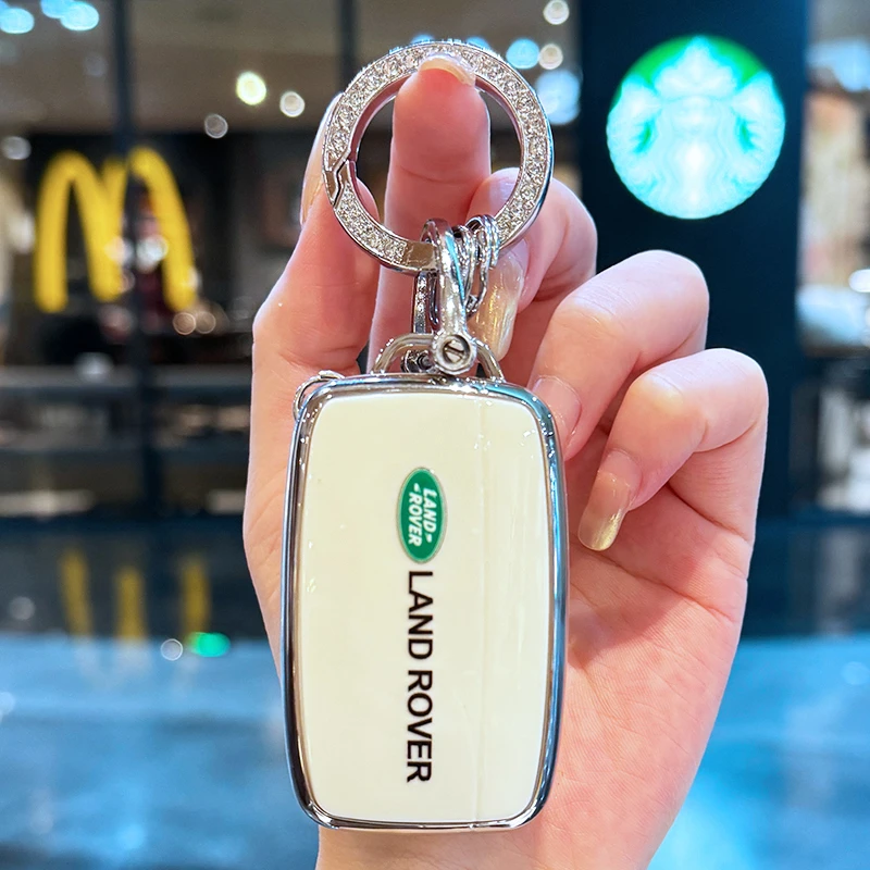 专用路虎钥匙套揽胜运动版神行极光发现4壳XEL星脉5扣XFL车扣女包