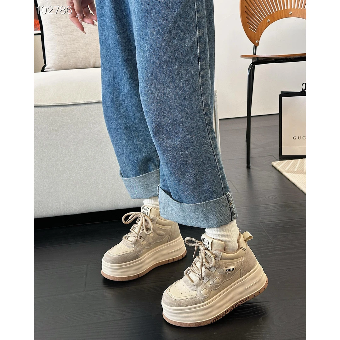 9922新款厚底系带舒适百搭休闲鞋仓