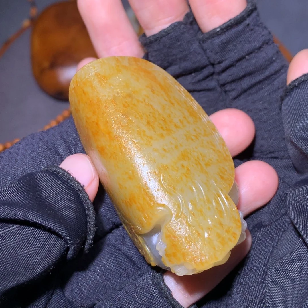 和田玉颈饰未镶嵌江*