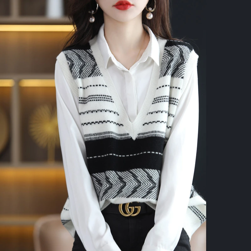 （价已开ZN005）100纯毛 小香风马甲坎肩无袖