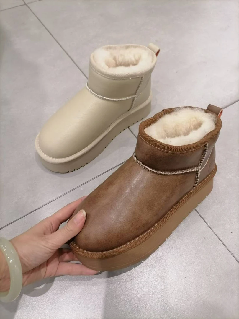 晨妹～多蕾妮品质韩货羊毛雪地靴16527