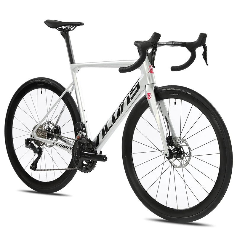 ALVAS爱瓦士颠峰1碳纤维公路车R7170电变油碟2×12速全隐藏式走线