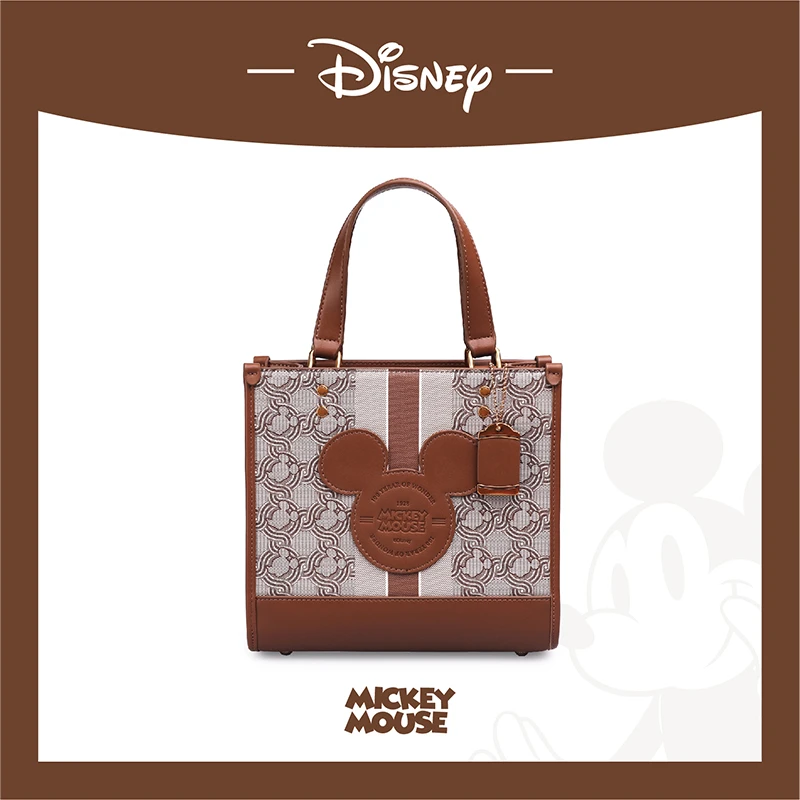 Disney/迪士尼米奇老花系列小号托特包包单肩斜挎休闲百搭