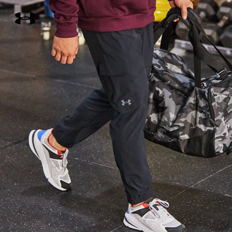安德玛官方UA Stretch男子弹力梭织运动裤训练长裤1380358