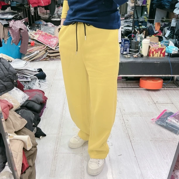 秋冬潮搭4色加绒轻便弯刀休闲裤8310品