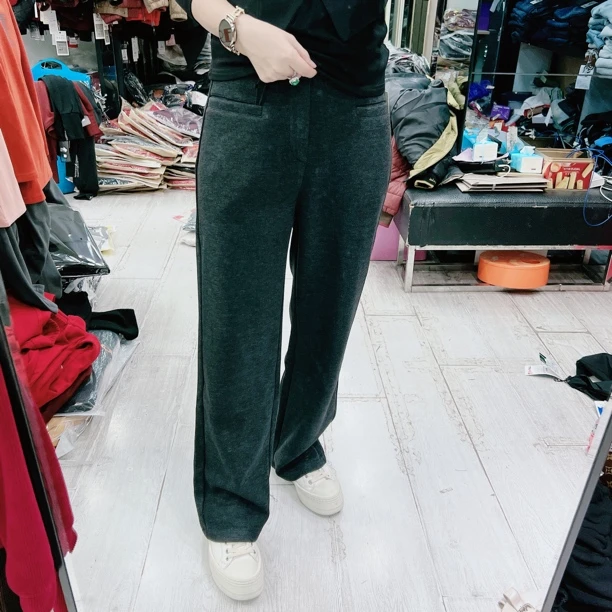 秋冬超优质气质细尼百搭休闲裤3867品