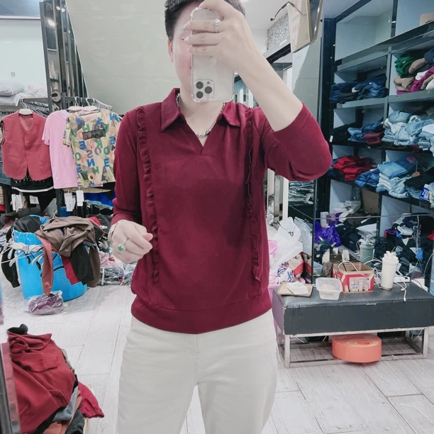 欧版经济新款2色半开领极简上衣535品