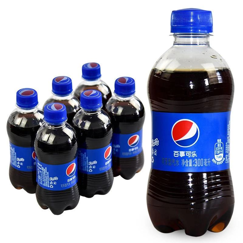 Pepsi-Cola/百事可乐百事可乐整箱300ml*6瓶碳酸饮料迷你瓶装潮流