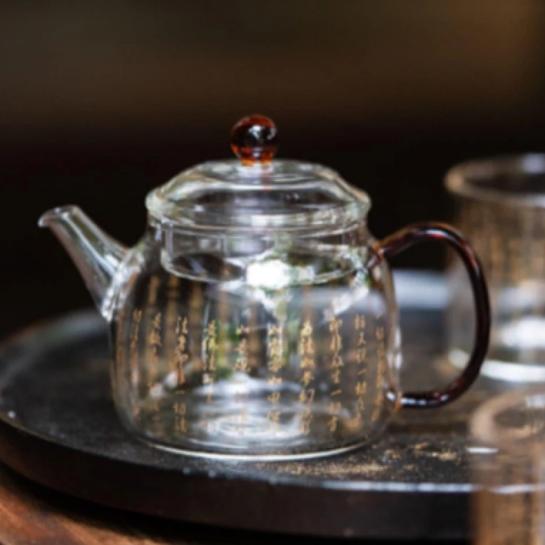 【德艺堂】德忠壶.琥珀（经文）