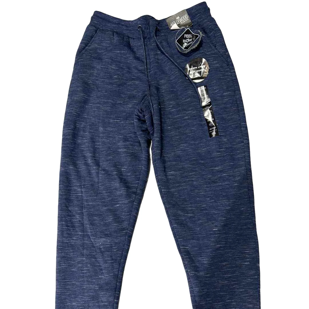 【柚子家】冬季时尚运动加绒束脚加厚百搭休闲保暖裤