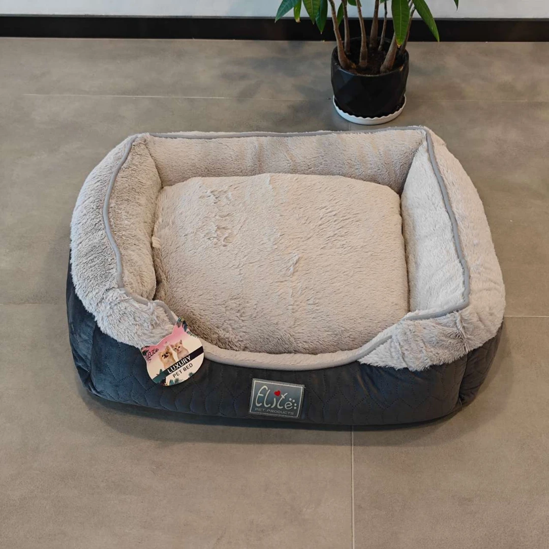 深灰色麦穗纹方形窝（中号）四季通用保暖深度睡眠