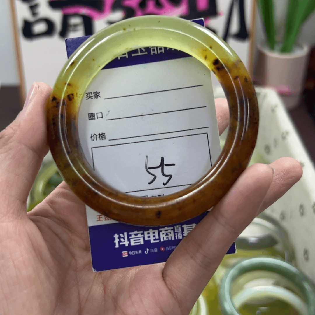 蛇纹石玉手镯未镶嵌531