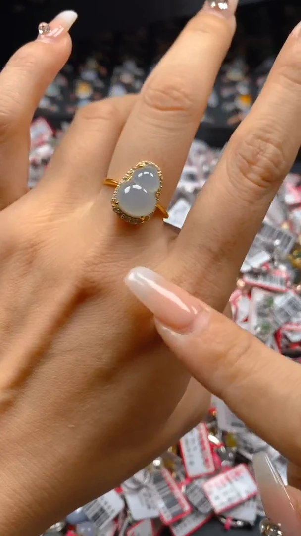 【闪购商品】翡翠戒指银S925镶嵌0514431463