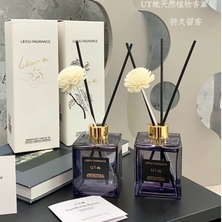 正品UT她栀子花香薰200ML洛奥天然家用卧室持久净化空气酒店舒缓