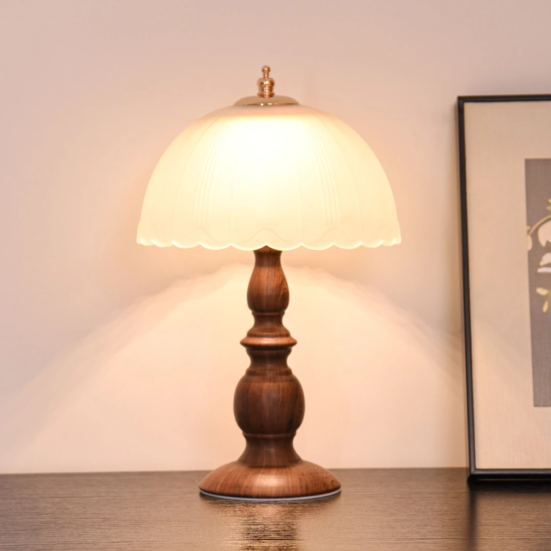 台灯高级感法式复古中古卧室床头灯新中式侘寂风设计师主卧氛围灯