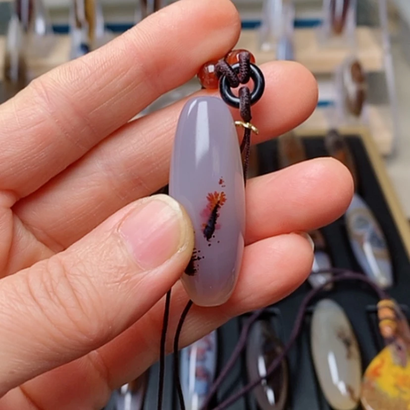 【闪购商品】玛瑙/玉髓吊坠未镶嵌小*头