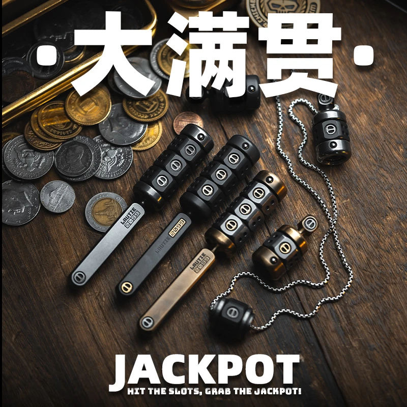 铁柱傲娇老铁匠大满贯指尖陀螺吊坠diy磁力解压手把件成人edc玩具